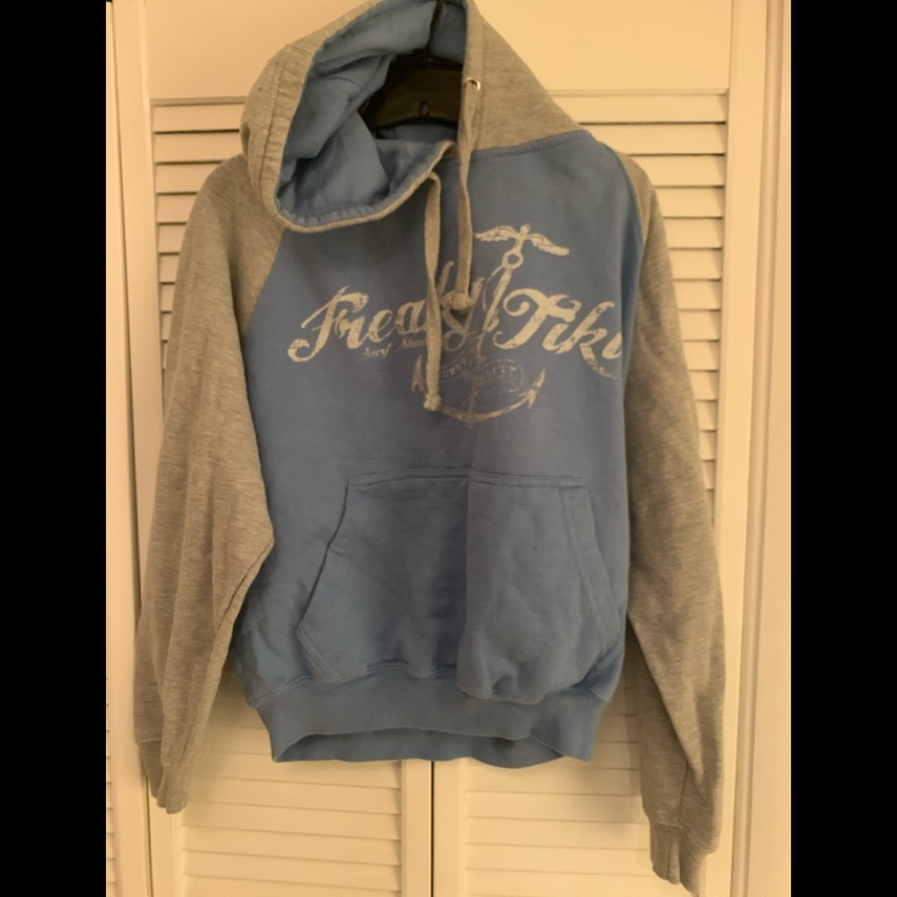 FREAKY TIKI surf shop Tiki Hawaiian style hoodie S